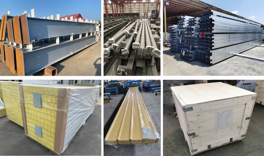 Pre-Engineered Long Span Industrial Construction Building Prefabricated Steel Structure Warehouse 6