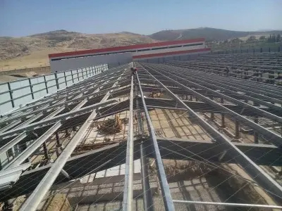 Industrial 6,800m² Steel Factory in Algeria | Single-Skin Wall System