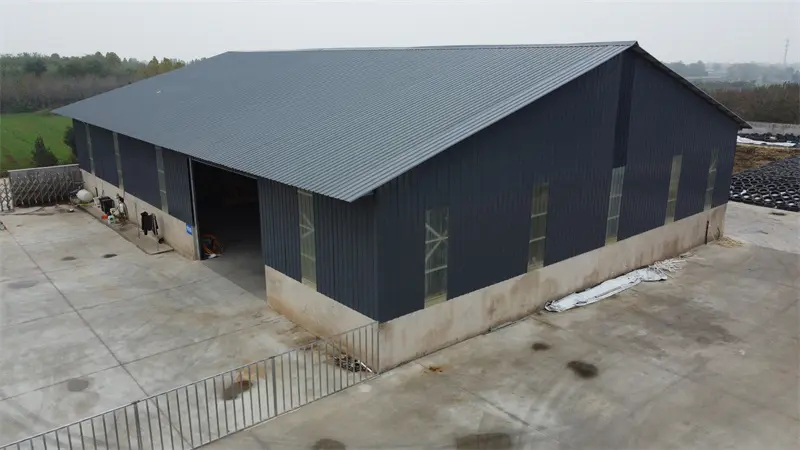 Small-scale steel structure warehouse for storage