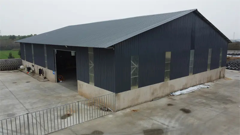 Small-scale steel structure warehouse for storage