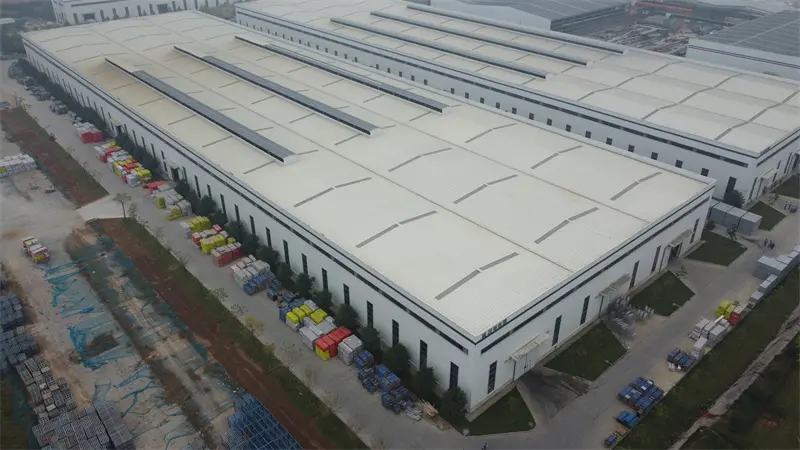 Twin Looking Industry Factory Steel Workshop