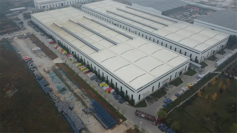 Twin Looking Industry Factory Steel Workshop