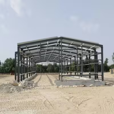 ODM Prefabricated Metal Warehouse Smart Steel Frame Chicken Shed