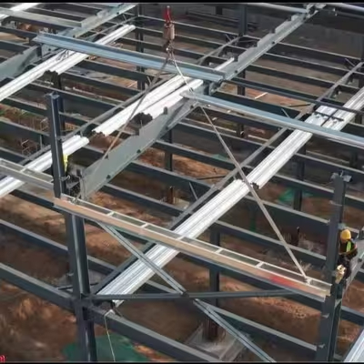 Multi-story prefabricated steel-framed office building, integrating work and life